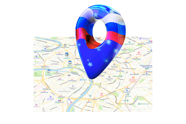 Safir Textile - Russia Representative Office Map
